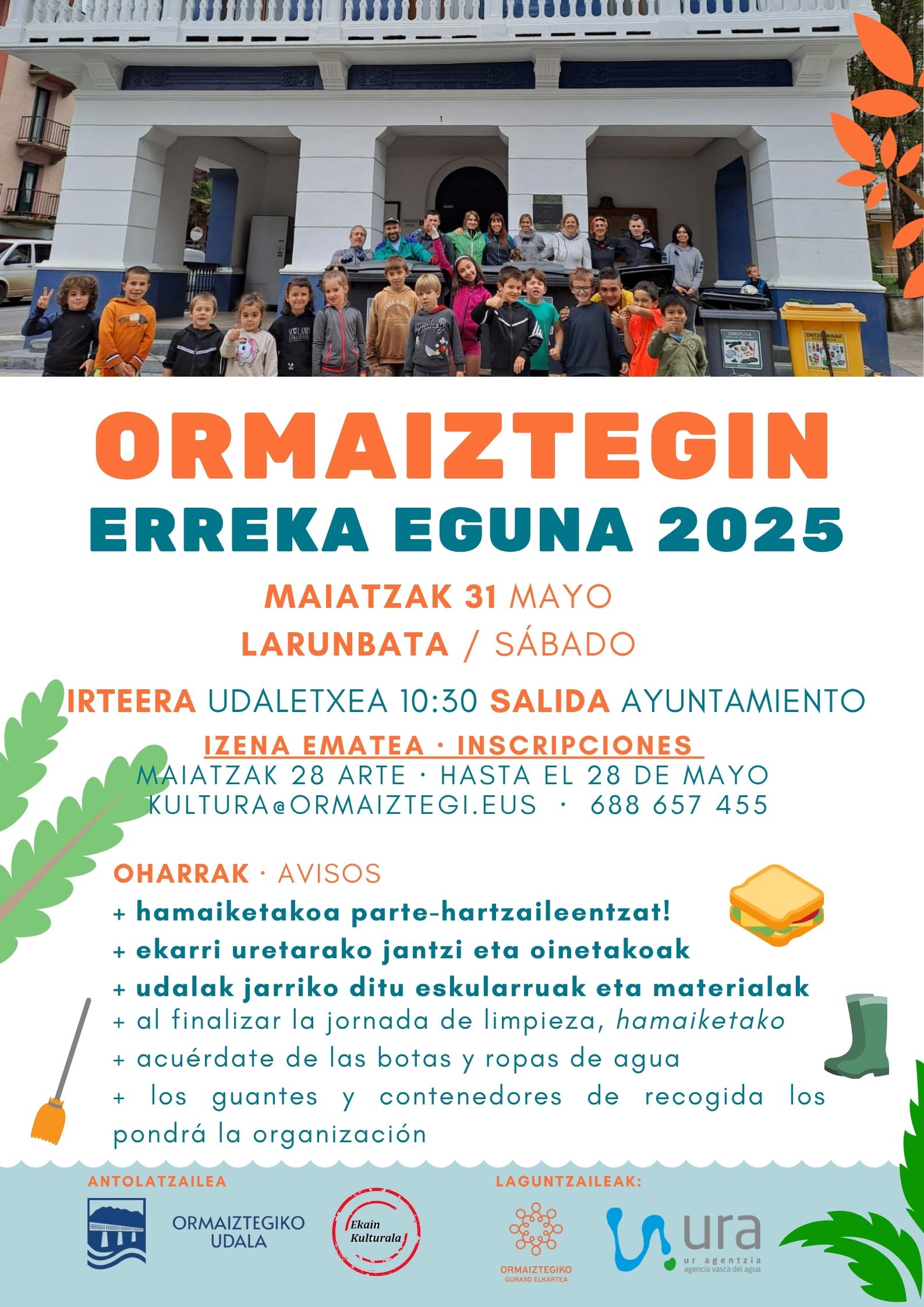 Erreka eguna 2024. Taldeko argazkia